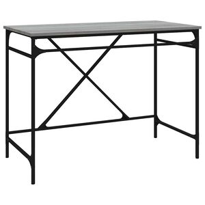 vidaXL Secret&aacute;ria 100x50x75 cm derivados madeira/ferro cinzento sonoma