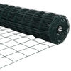 vidaXL Cerca Euro Verde 1,6 x 10m Ferro revestido de PVC