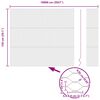 vidaXL Poste de Cerca Prateado 100 x 1,5 m (malha de 36 mm) A&ccedil;o