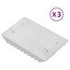 vidaXL Pentes Curry 3 pcs alum&iacute;nio prateado