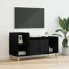 vidaXL Gabinete para TV Carvalho Preto 100 x 35 x 55 cm