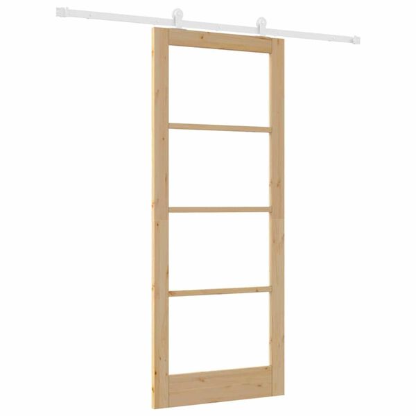 vidaXL Porta Deslizante ORKDAL Natural 86 x 211 cm