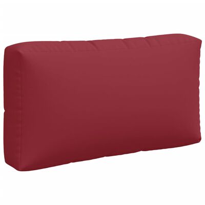 vidaXL Almofadões de paletes 3 pcs tecido vermelho