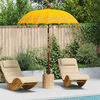 vidaXL Parasol Balin&ecirc;s Amarelo 185 x 185 x 260 cm