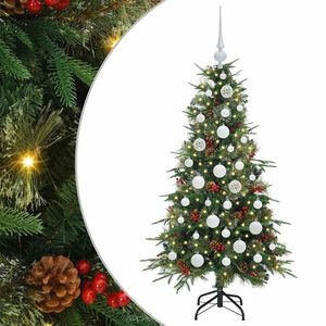 vidaXL &Aacute;rvore de Natal Articulada Artificial Verde 120 cm PE e PVC