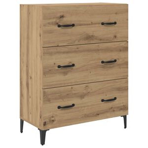 vidaXL Buffet com gaveta Carvalho Artesanal 69,5 x 34 x 90 cm