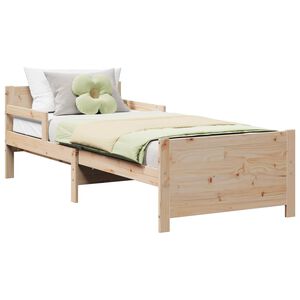 vidaXL Estrutura da Cama Castanho 80 x 200 cm Derivados de Madeira