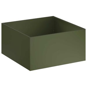 vidaXL Vaso de Jardim Verde-Azeitona 60 x 60 x 40 cm