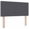 vidaXL Cabeceira Cinza Escuro 90 cm Tecido de Veludo Cotele