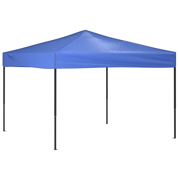 vidaXL Tenda para festas dobr&aacute;vel 3x3 m azul