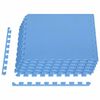 vidaXL Tapetes de ch&atilde;o 6 pcs 2,16 ㎡ espuma de EVA azul