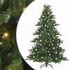 vidaXL &Aacute;rvore de Natal Articulada Artificial Verde 240 cm PVC e A&ccedil;o