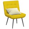 vidaXL Cadeira de relaxamento 64x74x84 cm veludo amarelo