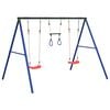 vidaXL Conjunto de baloi&ccedil;o para exterior com baloi&ccedil;os e trap&eacute;zio