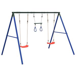 vidaXL Conjunto de baloi&ccedil;o para exterior com baloi&ccedil;os e trap&eacute;zio