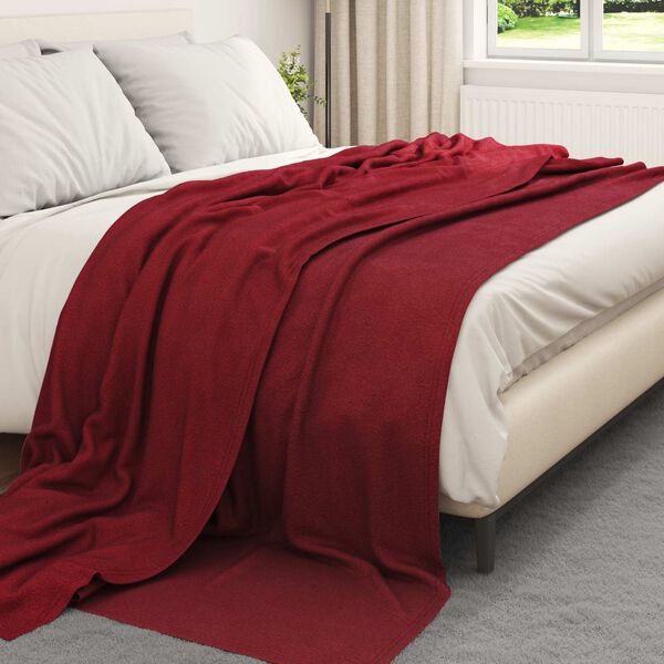 vidaXL Cobertores de Sof&aacute; 6 pcs Vermelho Bordeaux 240 x 220 cm L&atilde;