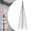 vidaXL &Aacute;rvore de Natal LED com Spikes 570 LEDs Coloridos 300 cm