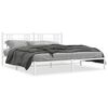 vidaXL Estrutura de cama com cabeceira 183x213 cm metal branco