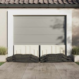 vidaXL Sacos de areia 25 pcs 103x25 cm PEAD verde-escuro