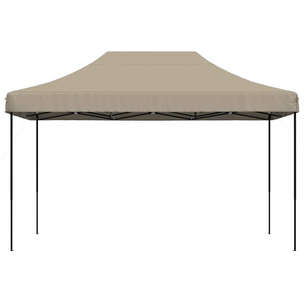 vidaXL Tenda p/ festas pop-up dobr&aacute;vel 440x292x315cm cinza-acastanhado