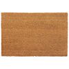 vidaXL Tapete de porta 50x80 cm fibra de coco tufada natural