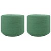 vidaXL Cord&atilde;o de Algod&atilde;o 2 unid. 2 mm 100 m Verde 100% Algod&atilde;o