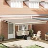 vidaXL Toldo Bege 450 x 300 x 165 cm Poli&eacute;ster e Metal
