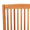vidaXL Cadeiras de jardim dobráveis 4 pcs eucalipto maciço