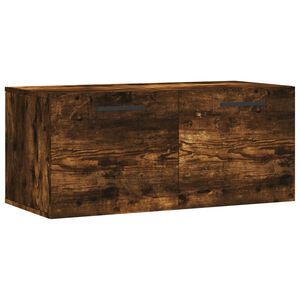 vidaXL Arm&aacute;rio parede 80x36,5x35 cm derivados madeira carvalho fumado