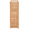 vidaXL Sapateira c/ gaveta 70x27x81 cm madeira de nogueira maci&ccedil;a