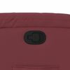 vidaXL Poltrona reclinável elevatória couro artificial vermelho tinto