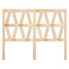 vidaXL Cabeceira de cama 141x4x100 cm pinho maci&ccedil;o