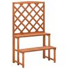 vidaXL Suporte de plantas com treli&ccedil;a 70x42x115 cm abeto maci&ccedil;o