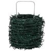 vidaXL Arame Farpado Verde 50 m A&ccedil;o Galvanizado a Quente