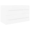 vidaXL Arm&aacute;rio lavat&oacute;rio 80x38,5x48 cm derivados de madeira branco