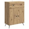 vidaXL Buffet Carvalho Arttisan 66 x 34,5 x 90 cm Derivados de Madeira