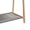 vidaXL Roupeiro com prateleiras 106x34x102 cm bambu