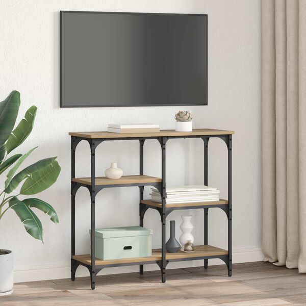 vidaXL Aparador Carvalho Artesanal 80 x 29 x 75 cm Madeira processada