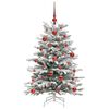 vidaXL &Aacute;rvore de Natal Articulada Artificial Branco 120 cm PE e PVC