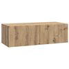 vidaXL Gabinete de TV de Parede Carvalho Arttisan 98 x 41 x 30 cm