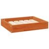 vidaXL Cama para Cachorro Marrom Cera 51,5 x 44 x 9 cm