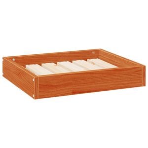 vidaXL Cama para Cachorro Marrom Cera 51,5 x 44 x 9 cm
