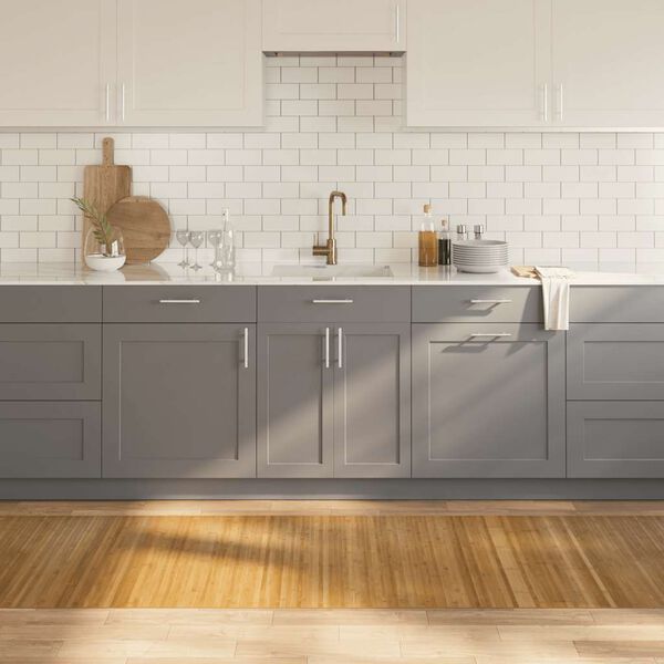 vidaXL Tapete retangular 80x400 cm bambu cor natural