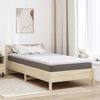 vidaXL Topper de Colch&atilde;o Branco 90 x 190 cm Tecido de Tric&ocirc;