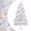 vidaXL &Aacute;rvore de Natal Artificial 240 cm PVC e A&ccedil;o Branco