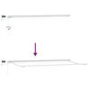 vidaXL Toldo Retrátil Manual Branco 600 × 300 cm Tecido e Aço