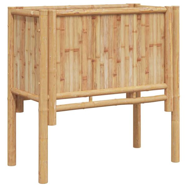 vidaXL Canteiro de jardim elevado Castanho 70 x 35 x 70 cm Bambu