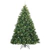 vidaXL &Aacute;rvore de Natal Artificial com 300 LEDs Verde 240 cm PE e PVC