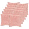vidaXL Capa almofada 12 unid. HEERLEN Rosa 45 x 45 cm