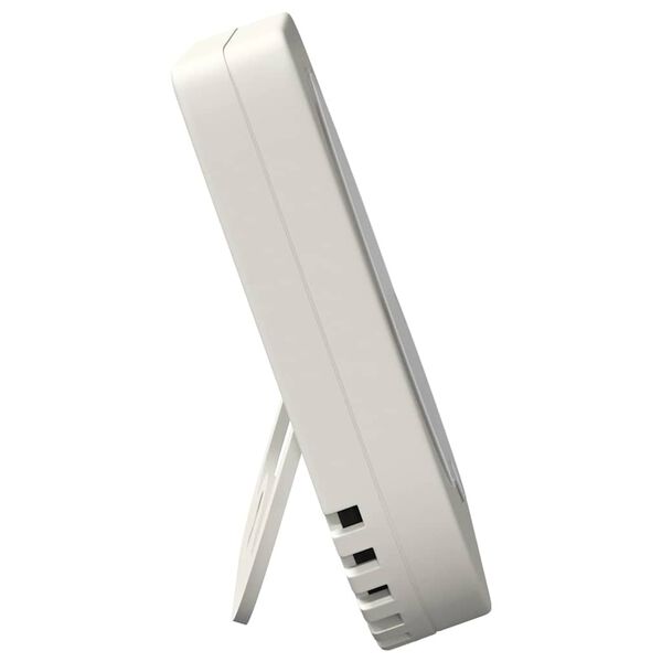 vidaXL Higr&ocirc;metro Termo Branco 7,5 x 7,5 x 1,2 cm ABS